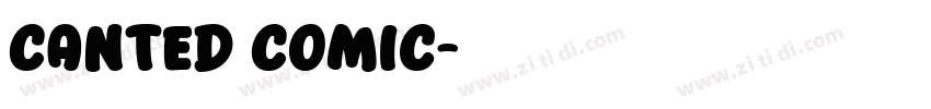 Canted Comic字体转换